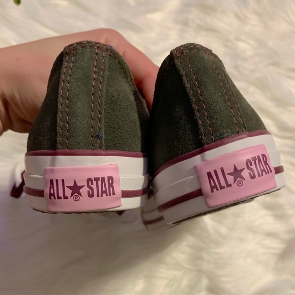 ❤️SOLD New leather Converse sneakers shoes - Picture 5 of 8